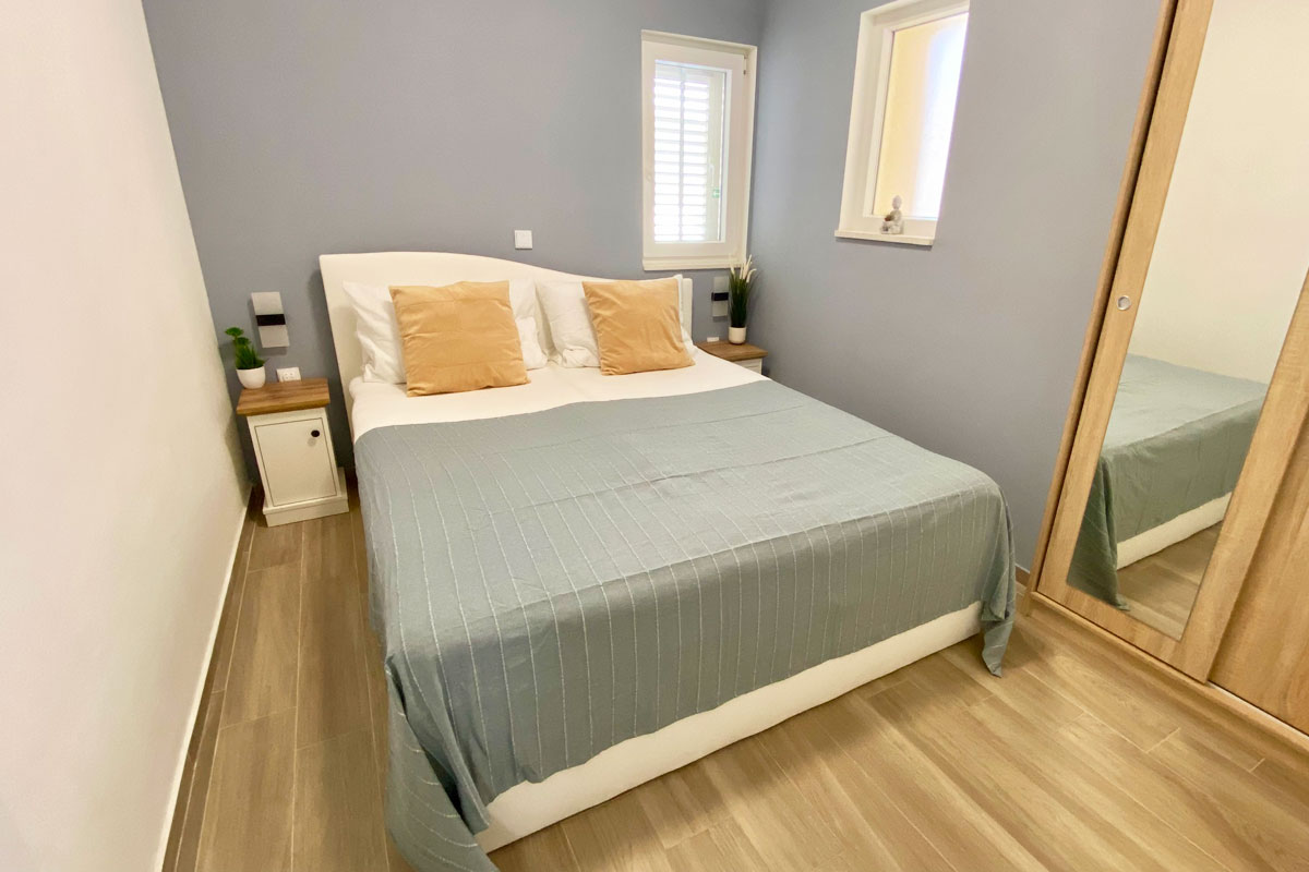 „Mali Dom“ Apartment – Schlafzimmer 2 mit Doppelbett „Mali Dom“ Apartment - Schlafzimmer 2 mit Doppelbett